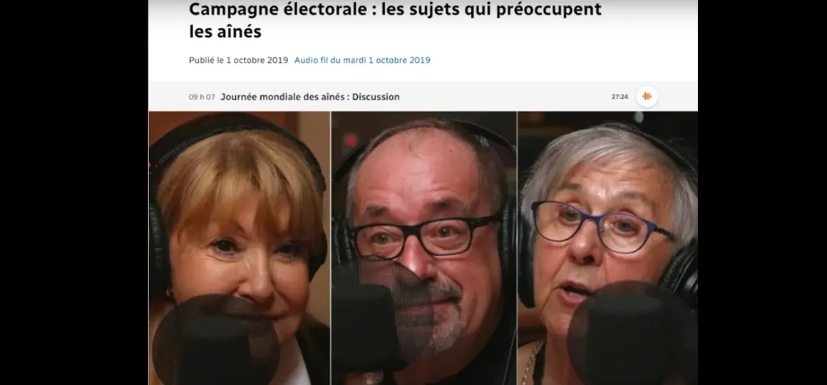 Campagne électorale : les sujets qui préoccupent les aînés